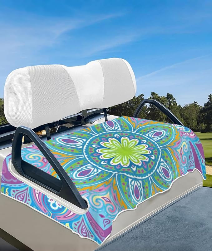 Comfortable Golf Cart Seat Covers, Soft Golf Cart Towel, Golf Cart Accessories, Club Car and Other 2-Seat Golf Carts