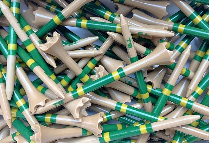TRUESTRIKE Premium USA Golf Tees – 100-Pack Durable 3¼" / 2¾" Plastic Tees – Made in USA – Perfect Holiday Golf Gift