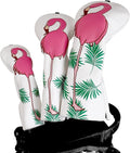 Craftsman Golf Flamingo White Golf Driver Fairway Wood Hybrid Putter Headcover Head Cover