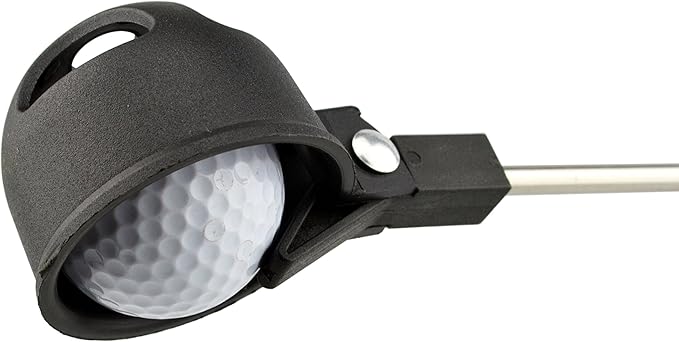 Samyo Portable Retractable Scoop Telescopic Golf Ball Retriever Pick Up Steel Saver Shaft Tool