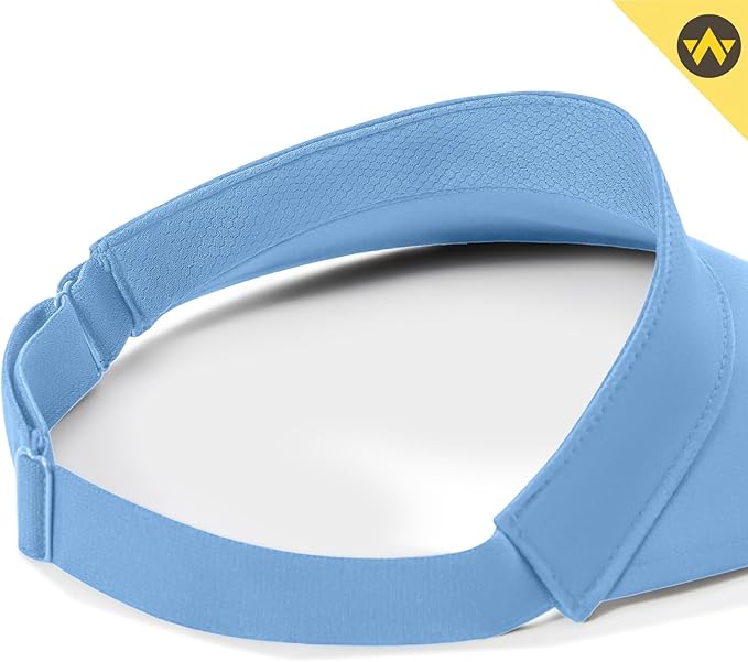 WANDER Running Sun Visor Hats Wide Brim UV Protection Sports Golf Tennis Elastic Band Mesh Cap for Women