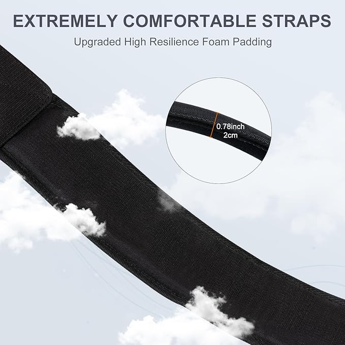Golf Bag Shoulder Strap, Single Padded Adjustable Straps Universal Replacement