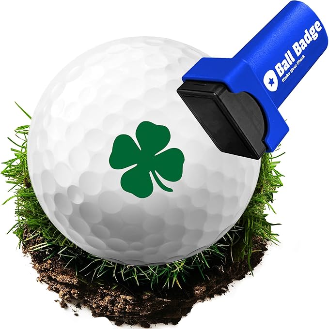 Ball Badge - Golf Ball Stamp (The Icon Series), Golf Ball Marker, Reusable Golf Ball Marking Tool to Identify Golf Balls