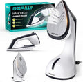 Steamer for Clothes, 1600W 2-in-1 Steamer & Iron with Large Ceramic Plate, Powerful Turbo Steam, Smart Temperature Control, Auto-Off, Wrinkle Remover for All Fabrics