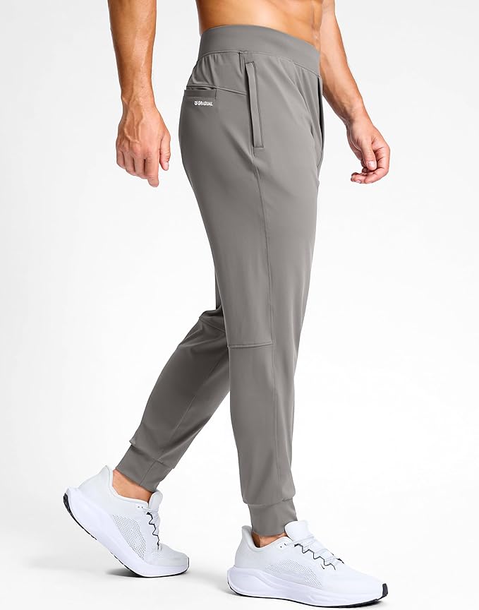 G Gradual Men's Golf Joggers Pants with Zipper Pockets Stretch Sweatpants Slim Fit Track Pants Joggers for Men Work Running