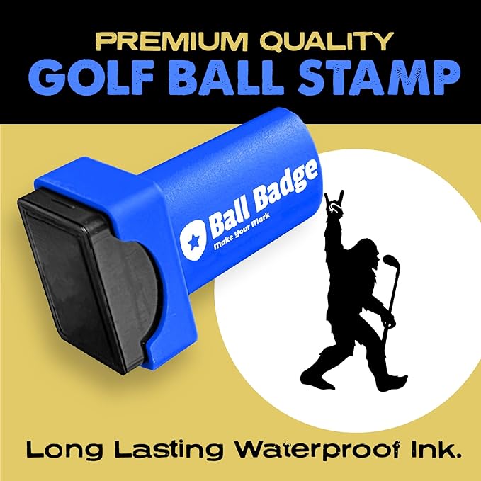 Ball Badge - Golf Ball Stamp (The Icon Series), Golf Ball Marker, Reusable Golf Ball Marking Tool to Identify Golf Balls