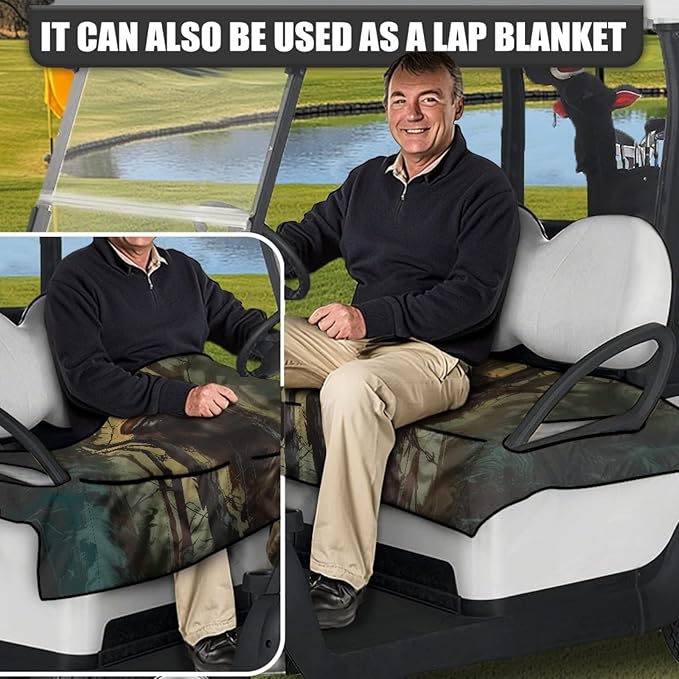 Golf Cart Seat Covers Universal Golf Cart Seat Cover Blanket Cushion Cover Sports Golf Cart Accessories