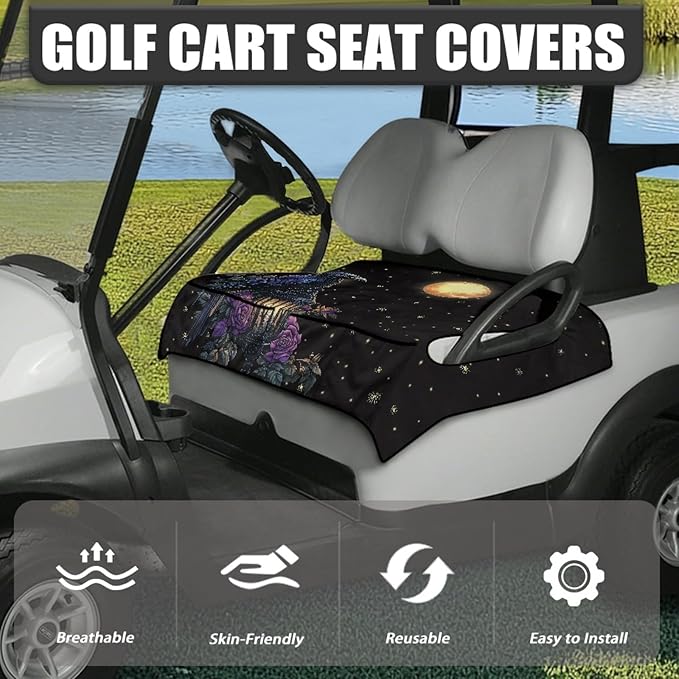 Golf Cart Seat Covers Universal Golf Cart Seat Cover Blanket Cushion Cover Sports Golf Cart Accessories