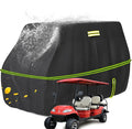 moveland 4/6 Passenger Golf Cart Cover, 100% 600D Waterproof, Universal Fits Most 4/6 Passenger EZGO, Club Car, Yamaha Golf Carts
