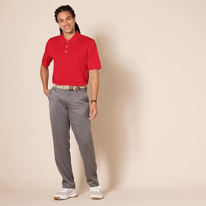 Amazon Essentials Mens Golf Polo Shirt, Moisture-Wicking Quick Dry, Short Sleeve