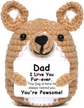 AICase Funny Dog Gifts for Dad from Daughter Son, Fathers Day Birthday I Love You Handmade Crochet Christmas Easter Cute Gag Small things Stuff Presents Dog Dad Gifts for Men Corgi Lovers Papa