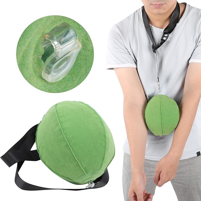 Golf Smart Ball, Golf Swing Trainer Fixed Arm Posture Assist Correction Training Practice Trainer Aid Accessories with Pump for Beginners