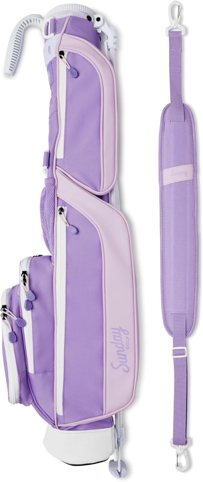 The Original Sunday Golf Loma Bag – Lightweight Golf Bag with Strap & Stand, Easy to Carry Pitch n Putt Stand Bag for Driving Range, Par 3 & Executive Courses, 31 Inches
