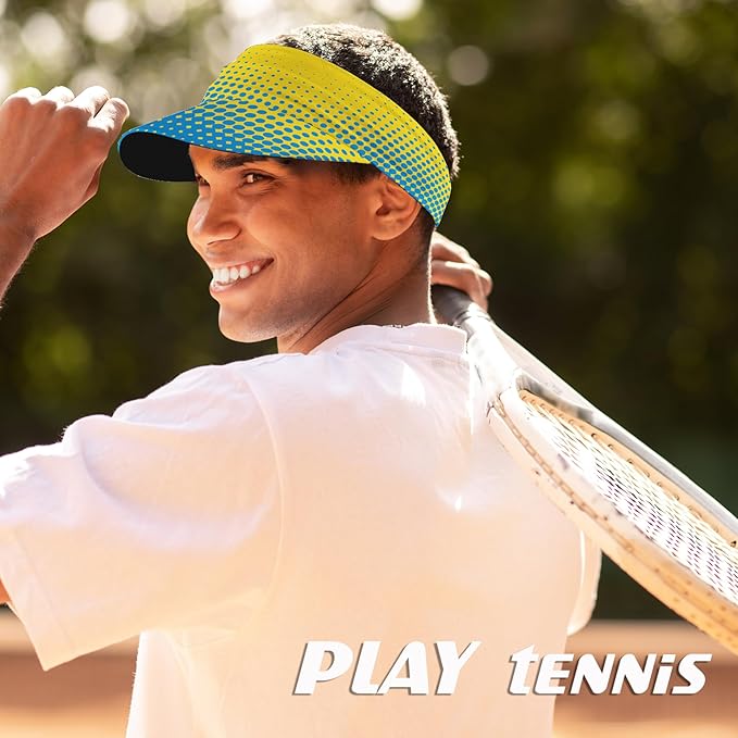 Sun Visor Hat Men Women for Sun Protection Running Fishing Tennis Golf