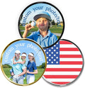 Personalized Golf Ball Marker Hat Clip – Custom Magnetic Ball Marker with Your Photo, Name, Logo or Initials – Unique Golf Gift for Men, Dad, Coach, Golfer