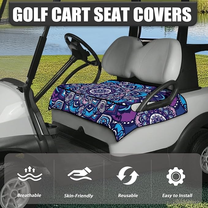 Golf Cart Seat Covers Universal Golf Cart Seat Cover Blanket Cushion Cover Sports Golf Cart Accessories