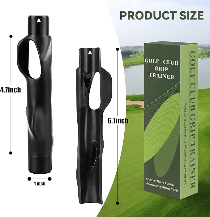 Golf Grip Trainer,Golf Aid Training,Right Handed Golf Grip Trainer,Grip Trainer Golf Club to Help Train Correct Hand Position