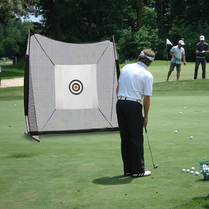 57" x 57" Silent Practice Hitting Net - Mute Golf Target Cloth for Training Aids Indoor Outdoor
