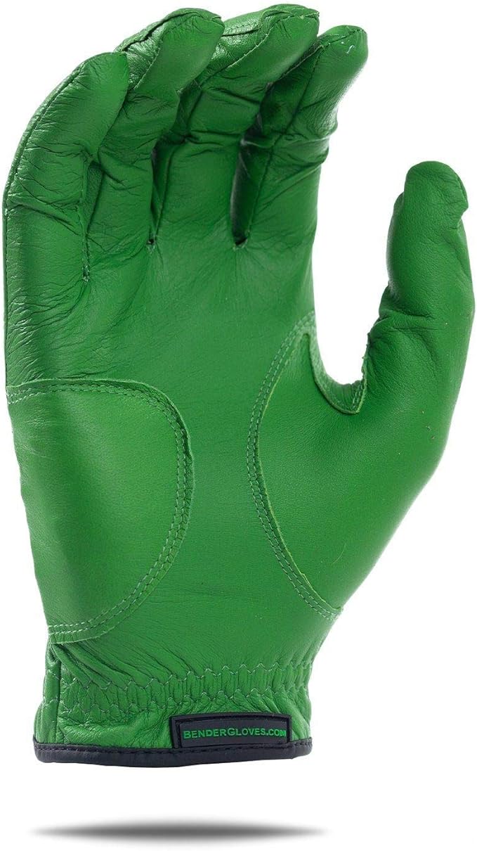 BG Bender - Mens Golf Glove, Durable Leather Golf Gloves, Unique Golf Gloves