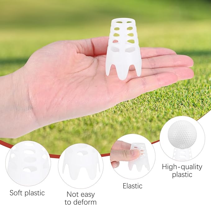 Golf Simulator Tees - Plastic Golf Tees Use for Home & Outdoor & Indoor Driving Range & Winter Turf