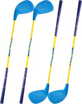HOTWIND Backyard Golf Game Clubs 4 Pack with 5”x 3.5” Oversize Heads and 36” Lightweight Carbon Shaft for Adults Play Outdoor Golf Yard Game in Grass Parks and Yards Hit Plastic and Foam Balls