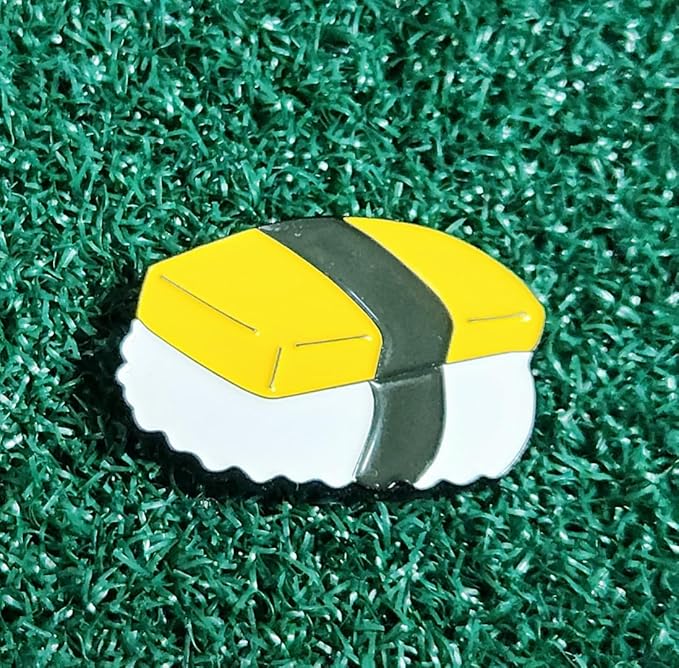 Funny & Unique Golf Ball Markers with Hat Clip – Food & Fun Icons – Perfect Golf Accessories & Gifts