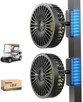 Universal Fan with Magnetic Bracket, 3 Speed Settings USB Powered Fan for Office Car Golf Cart with Magnetic Bracket (2 Sets)