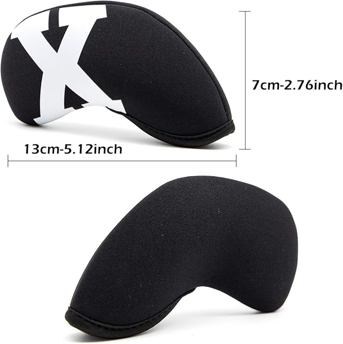 Golf Iron Covers with Colorful Number Neoprene Golf Iron Head Cover,Golf Club Head Covers for Iron Fit All Brands Golf Irons Headcovers 4/10pcs