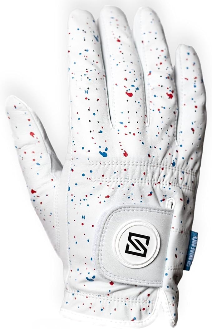Premium Golf Glove | 100% AAA Cabretta Leather | Cool Golf Gloves Men | Serious Feel & Performance | Mens Golf Gloves Left Hand