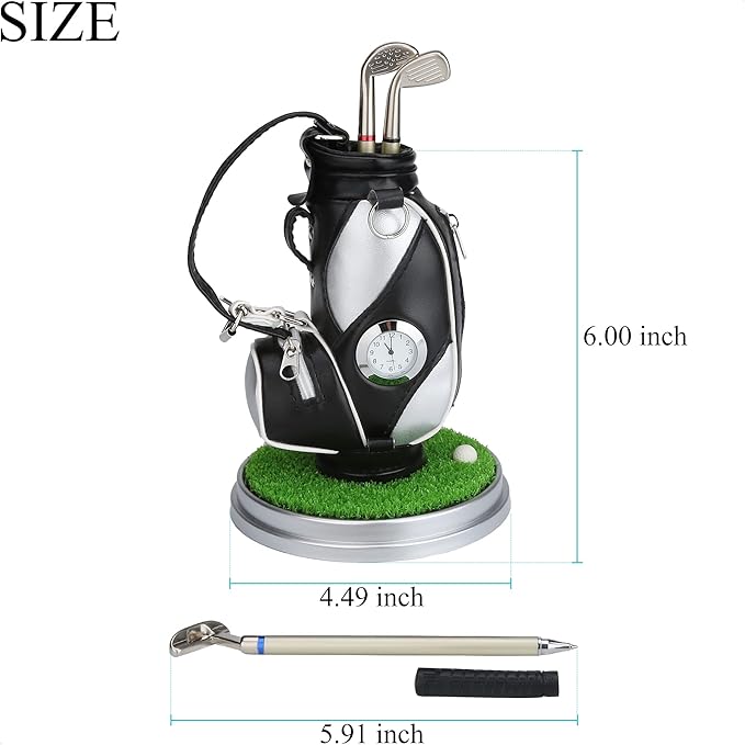 10L0L Golf Pen Holder Office Desk Decor Cool Unique Gift - Best Choice for Golf Love