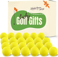 Amy Sport Practice Golf Balls Foam More Weight Value 16/32 Pack, High Density Real Feel 1/3 Distance of Regulation Golf Ball, Soft Durable for Backyard Indoor Outdoor Training