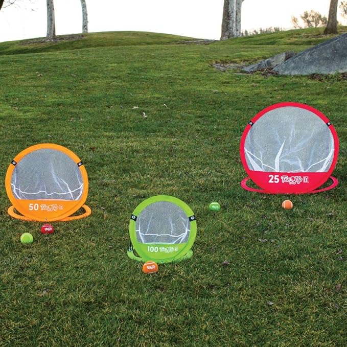 PGA Tour Golf Practice Aids by Golfgen: Premium Chipping Nets, Putting Rings, & Targets, Indoor & Outdoor Training, Improve Accuracy & Control, Master Putting and Chipping, Portable for On The Go