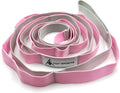 Stretching Strap Yoga Strap with Loops, Stretch Straps for Physical Therapy, Non-Elastic Exercise Strap for Pilates, Dance and Gymnastics with Workout Guide