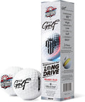 NJF Golf™ XLD Extreme Long Distance Golf Balls Soft Feel, 5 Pack 2-Piece Long Drive Low Spin Balls for Men and Women, Armor-Grade Surlyn Cover, Ultra-Power Core, High Launch 90 Compression