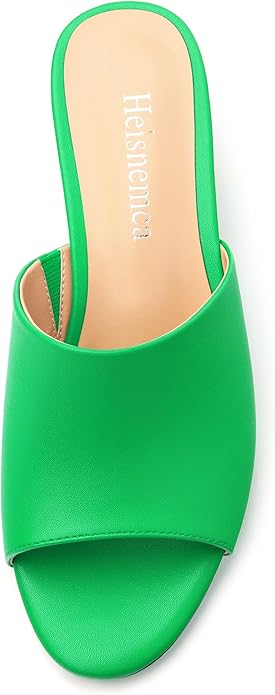 Wedge Sandals for Women Open Toe Wedge Heels Womens Matte High Heel Sandal Round Toe Heeled Wedge Sandals Slip on Casual shoes 2 inch