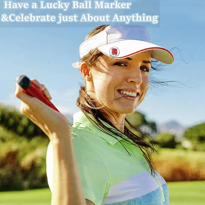 FINGER TEN Golf Ball Marker with Hat Clip Markers Assorted Patterns Value Gift Set Mark Golf Divot Tool Accessories for Men Women Kids