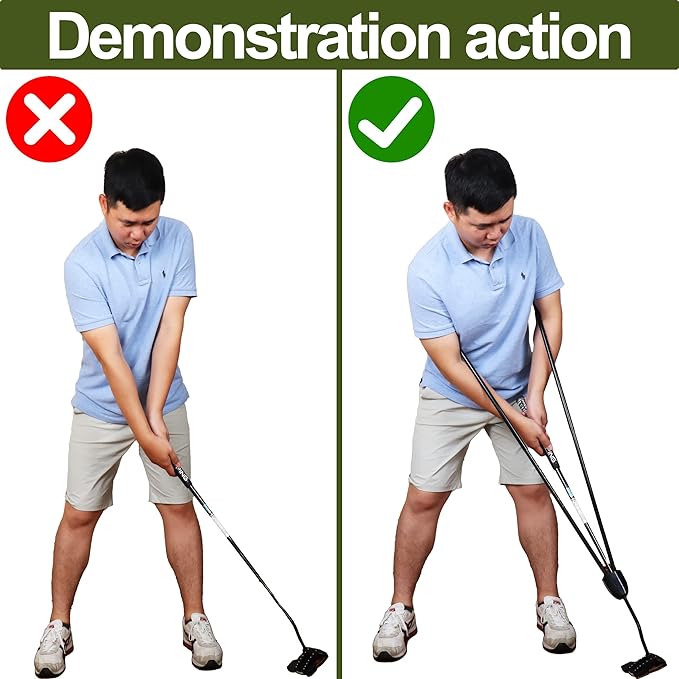 Golf Putting Training Aid, Putting Aid Golf Training Equipment for Perfect Putt, Attaches to Any Putter Shaft