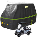 moveland 4/6 Passenger Golf Cart Cover, 100% 600D Waterproof, Universal Fits Most 4/6 Passenger EZGO, Club Car, Yamaha Golf Carts