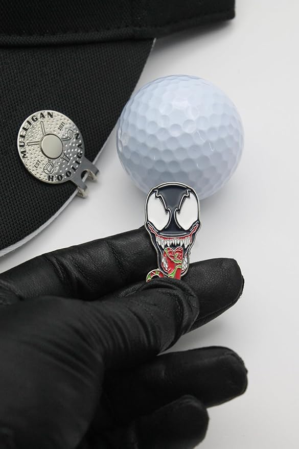 Funny Golf Ball Marker + Premium Magnetic Hat Clip | Unique Gift for Men & Women Golfers | Hilarious Golf Accessory for Any Golfer | NEW Designs!