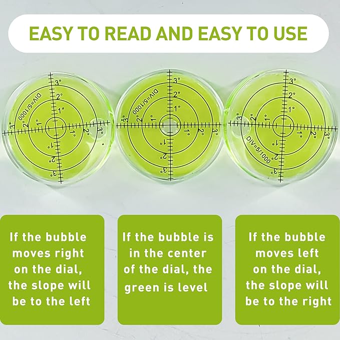 Golf Green Reader Pro Putt Golf Ball Marker Round Bubble Level High Precision Golf Putting Aid Putting Green
