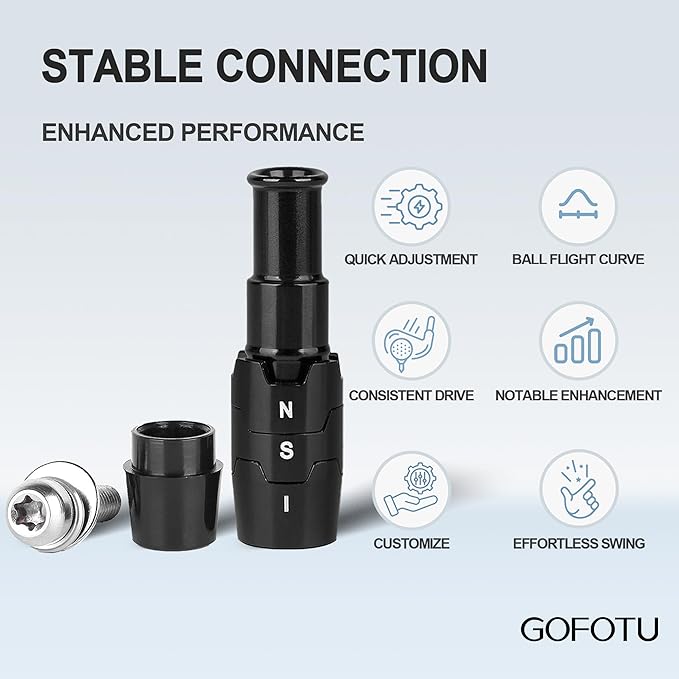 Golf .335 Golf Adapter Sleeve Shaft Compatible with Callaway Elyte, Ai Smoke Series Drivers, Paradym, Epic, Rogue ST, Great Big Bertha, MAVRIK Series,16/815/814 XR Drivers