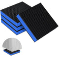 ToLanbbt 4 Pack Anti Vibration Pads for Washing Machine 6"x6", 7/8"T EVA Mechanical Damping Vibrating Sound Isolation Pad Rubber Isolator Mat for Compressor, Air Conditioner, Washer, Dryer, Treadmill