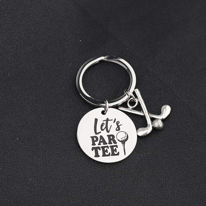 POTIY Golfer Gift Golf Keychain Charm Jewelry for The Lovers and Collectors of Golf