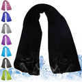 Cooling Towels 43.3" x 15.7" - Ice Towel, Sweat Towel, Cooling Towels for Neck & Face & Cooling Neck Wraps for Summer Heat - Neck Cooler for Quick Cool Down for Gym, Running, Golf, Yoga & Sports