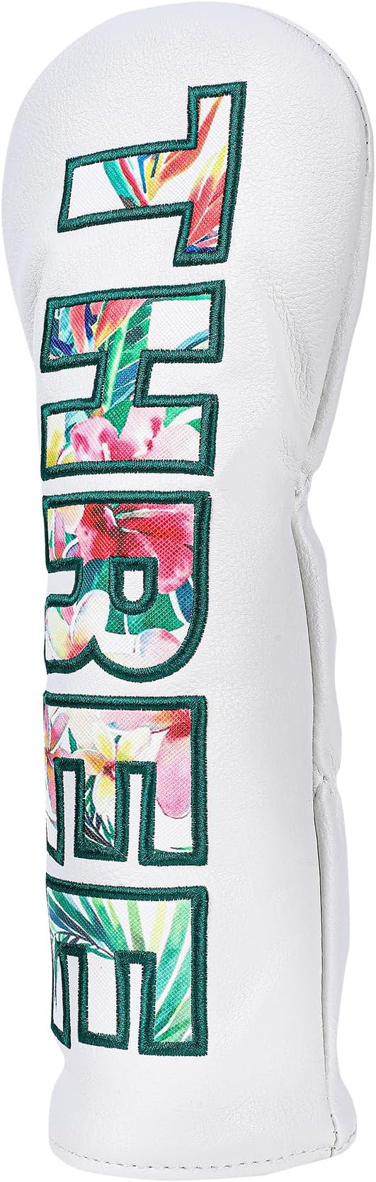 Golf Club Head Covers - Premium Leather Driver, 3 & 5 Fairway Wood, Hybrid Headcovers, Putter Covers for Blade and Mallet, and Alignment Stick Covers