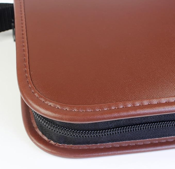 Golf Accessories Bag, PU Leather Golf Bag, Anti Scratch Sports Accessory Organization, Lightweight Golfs Tool Organizer, Golfs Gear Case Tool Pocket Holder Bags, for Friends, Women, Men