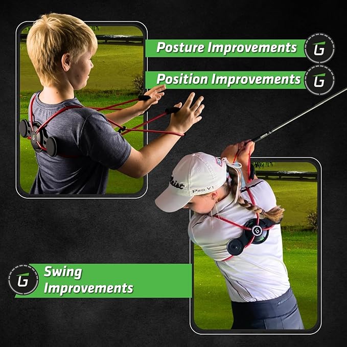 Golf Swing Performance Trainer Aid | Golf Swing Trainer Trusted by PGA Coaches | Backed by 30 Years Research | Elevate Your Golf Training | Enhance Strength, Stability, Rotation & Posture
