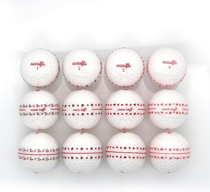 ACCUFLI Max Soft Golf Balls (Assorted 12PK)