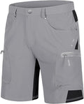 TACVASEN Men's Hiking Cargo Shorts 10" with Zipper Pockets Quick Dry Casual Stretch Golf Work Short Outdoor Summer