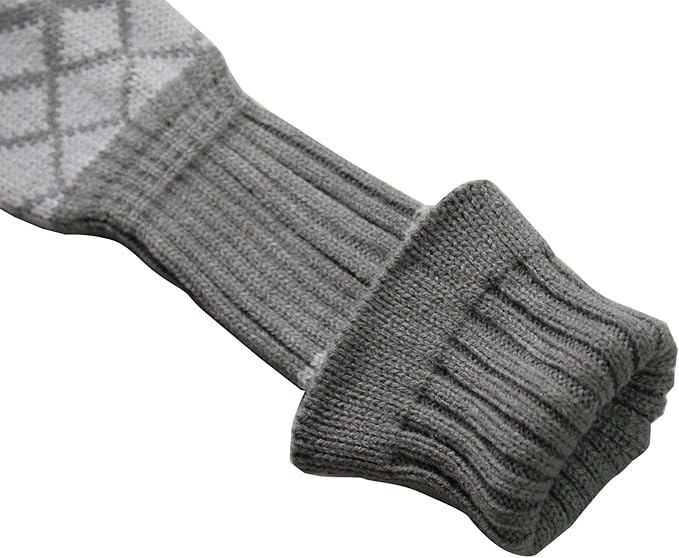 Scott Edward Knit Wood Golf Club Head Covers 4 Pieces Knitted Item Fit Over Well Driver Wood(460cc) Fairway Wood and Hybrid(UT)